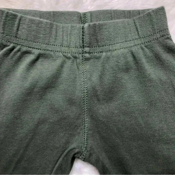 Child Of Mine By Carter’s Sweatpants Green / Brown Fox Size 0-3 Months - Picture 5 of 16